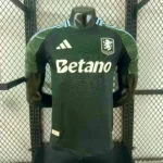 Fanella Aston Villa 2025/26 Away pamje përpara