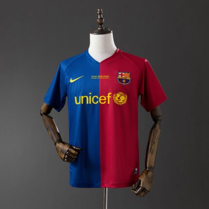 Fanella Retro Barcelona 2009/10 Home pamje përpara