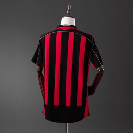 Fanella Retro AC Milan 2006/07 Home pamje mbrapa